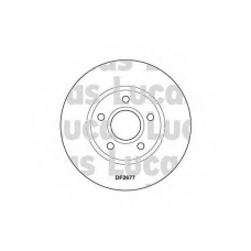 DF2677 TRW Тормозной диск