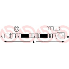 T 59 056 BREMBO Тормозной шланг