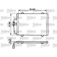 816912 VALEO Конденсатор, кондиционер