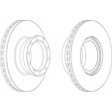 FCR146A FERODO Тормозной диск