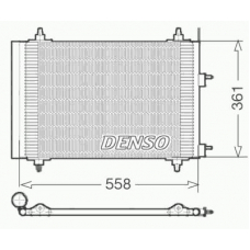 DCN21015 DENSO Конденсатор, кондиционер