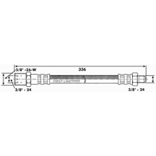 FBH6524 FIRST LINE Тормозной шланг