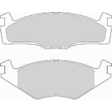 FD4151A NECTO Комплект тормозных колодок, дисковый тормоз