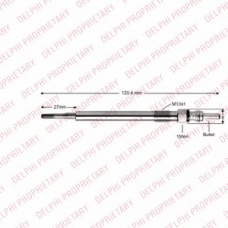 HDS432 DELPHI Свеча накаливания