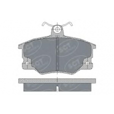 SP 191 SCT Комплект тормозных колодок, дисковый тормоз