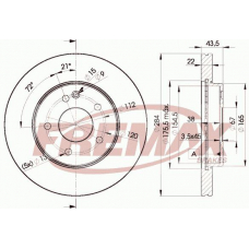 BD-3182 FREMAX Тормозной диск