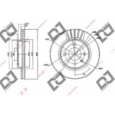 BD1842 DJ PARTS Тормозной диск