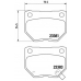 P 78 016 BREMBO Комплект тормозных колодок, дисковый тормоз