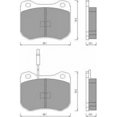 AC426281D AC Delco Комплект тормозных колодок, дисковый тормоз