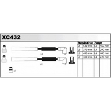 XC432 QUINTON HAZELL Комплект проводов зажигания