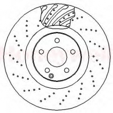 562349B BENDIX Тормозной диск