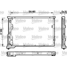 817198 VALEO Конденсатор, кондиционер