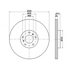 54770PRO PAGID Тормозной диск