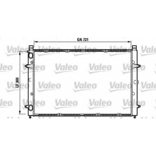 732397 VALEO Радиатор, охлаждение двигателя