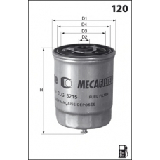 ELG5303 MECAFILTER Топливный фильтр