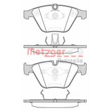 0857.00 METZGER Комплект тормозных колодок, дисковый тормоз
