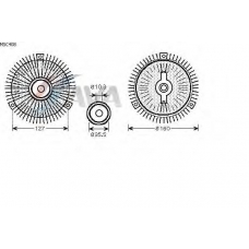 MSC408 AVA Сцепление, вентилятор радиатора