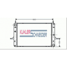 1807701 KUHLER SCHNEIDER Радиатор, охлаждение двигател