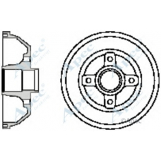 DRM9926 APEC Тормозной барабан