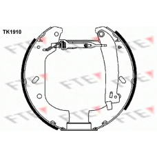 TK1910 FTE Комплект тормозных колодок