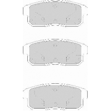 FD7173A NECTO Комплект тормозных колодок, дисковый тормоз