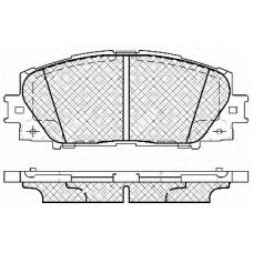 20060 BSF Комплект тормозных колодок, дисковый тормоз