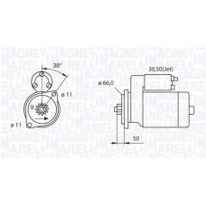 063521240220 MAGNETI MARELLI Стартер