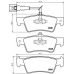 P 85 091 BREMBO Комплект тормозных колодок, дисковый тормоз