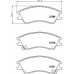 T3030 PAGID Комплект тормозных колодок, дисковый тормоз