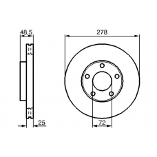 0 986 479 179 BOSCH Тормозной диск