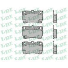 05P1407 LPR Комплект тормозных колодок, дисковый тормоз
