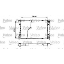 730629 VALEO Радиатор, охлаждение двигателя