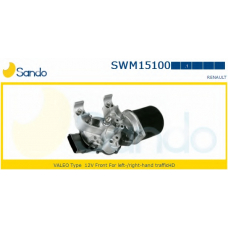 SWM15100.1 SANDO Двигатель стеклоочистителя