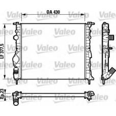 732765 VALEO Радиатор, охлаждение двигателя