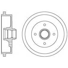 VBD648 MOTAQUIP Тормозной барабан