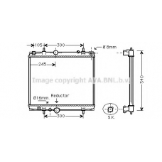 PEA2276 AVA Радиатор, охлаждение двигателя