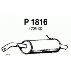 P1816 FENNO Глушитель выхлопных газов конечный