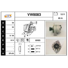 VW8083 SNRA Генератор