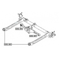0201-007 ASVA Подвеска, рычаг независимой подвески колеса