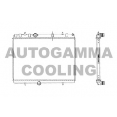 103638 AUTOGAMMA Радиатор, охлаждение двигателя