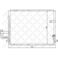 10-45442-SX STELLOX Конденсатор, кондиционер