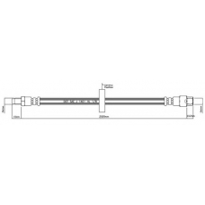 VBH461 MOTAQUIP Тормозной шланг