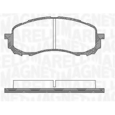 363916060400 MAGNETI MARELLI Комплект тормозных колодок, дисковый тормоз