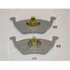 51-03-310 Ashika Комплект тормозных колодок, дисковый тормоз