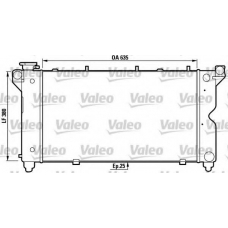 731723 VALEO Радиатор, охлаждение двигателя