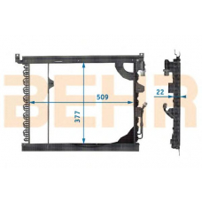 7401112 BEHR Condenser