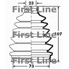 FCB2375 FIRST LINE Пыльник, приводной вал