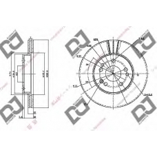 BD1118 DJ PARTS Тормозной диск