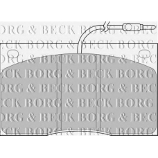 BBP1065 BORG & BECK Комплект тормозных колодок, дисковый тормоз