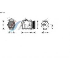 BWK226 AVA Компрессор, кондиционер